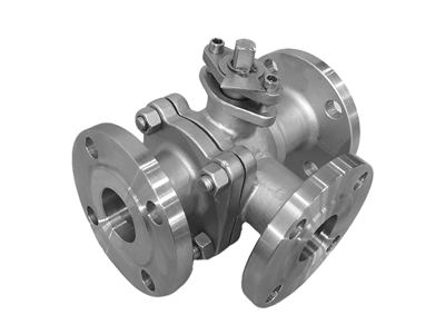 L Type three-way ball valve